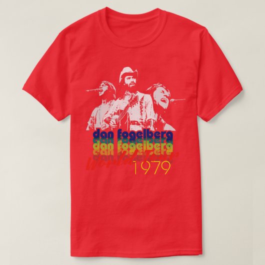 Dan Fogelberg World Tour 1979 T-shirt (Design voorkant)
