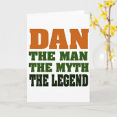 Dan - het Man, de Mythe, de Legende! Kaart (Gele Bloem)