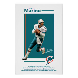 Dan Marino Miami Dolphins Poster Perfect Poster