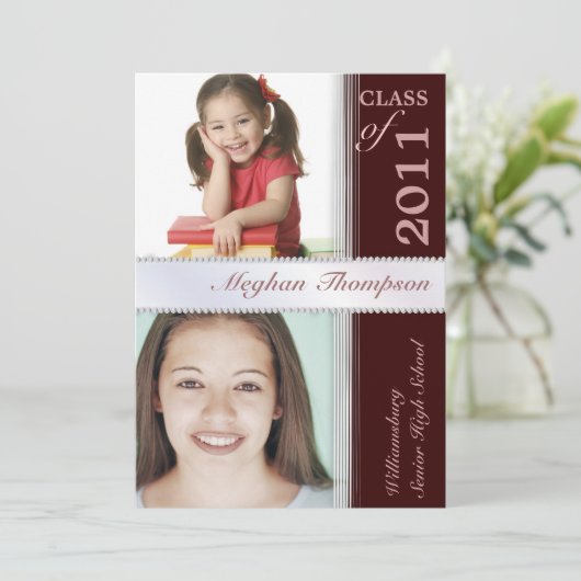 Dan & nu de Joodse Aankondiging van het Afstuderen (Staand voorkant)