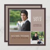 Dan nu de Moderne Uitnodiging van de Partij van de (Voorkant / Achterkant)