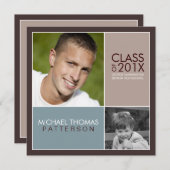 Dan nu de Moderne Uitnodiging van de Partij van de (Voorkant / Achterkant)