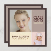 Dan nu de Moderne Uitnodiging van de Partij van de (Voorkant / Achterkant)