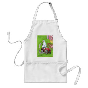 Dan Reynolds Apron Kow Mows her Dinner Standaard Schort