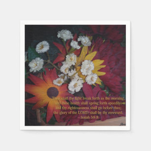 Dan zal uw licht doorbreken servet