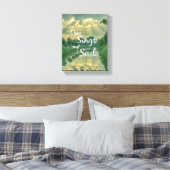 Dan zingt mijn soep met zonnebalken en reflectie canvas afdruk (Insitu (Slaapkamer))