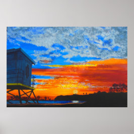 Dana point dawn poster