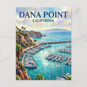 Dana Point Harbor Californië Briefkaart