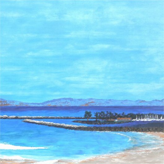 Dana point harbour #2 sticker (Voorkant)