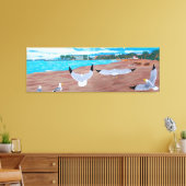 Dana point harbour canvas afdruk (Insitu (Woonkamer))