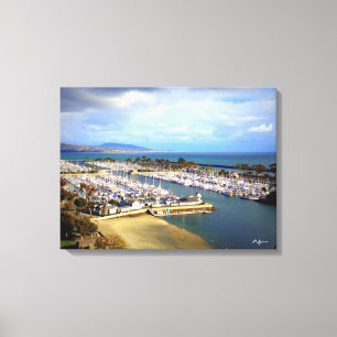 Dana Point Harbour Canvas Afdruk