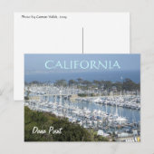 Dana Point marina briefkaart (Voorkant / Achterkant)