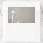 Danadelion Dream Rechthoekige Sticker (Tas)