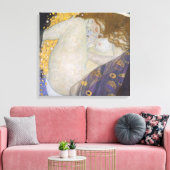 Danae door Gustav Klimt Canvas Afdruk (Insitu (Woonkamer))