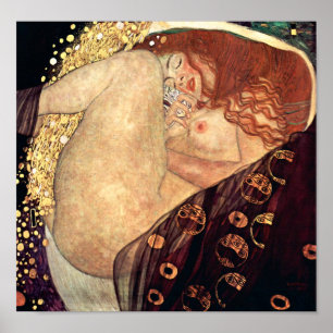 Danae   Gustav Klimt   Poster