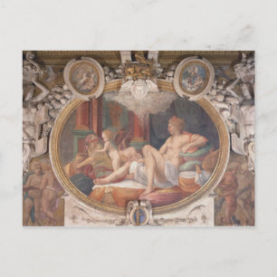 Danae Ontvangt de Shower of Gold Briefkaart