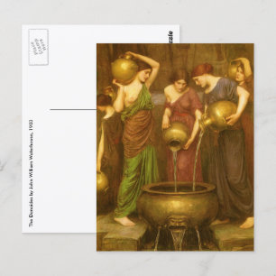 Danaides door John William Waterhouse Briefkaart