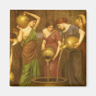 Danaides door John William Waterhouse Magneet