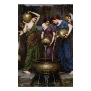 Danaides Waterhouse Art Perfect Poster