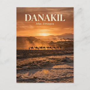 Danakil Depressie, Mekele, Afar Regio Briefkaart