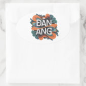Danang Ovale Sticker (Tas)