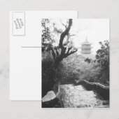 Danang Vietnam, Temple Uitzicht Marble Mountain Briefkaart (Voorkant / Achterkant)