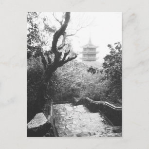 Danang Vietnam, Temple Uitzicht Marble Mountain Briefkaart