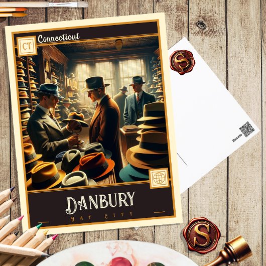 Danbury, Connecticut |  BRIEFKAART