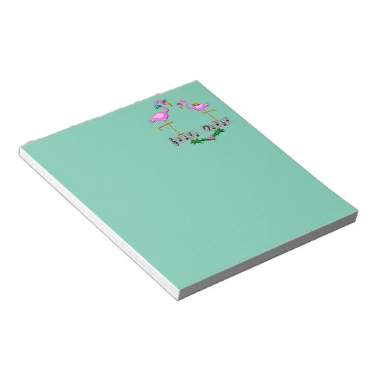 Danccing Flamingos Notitieblok (Schuin)