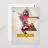 Dance4Life Briefkaart (Voorkant / Achterkant)