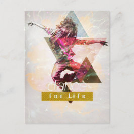 Dance4Life Briefkaart