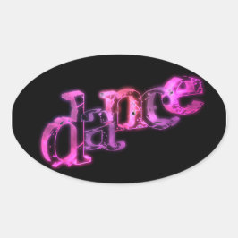 Dance 02 ovale sticker