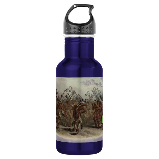 "Dance 0f the MANDANS" Waterfles (Voorkant)