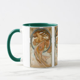 Dance (1898), Alphonse Mucha Fine Art Nouveau Mok