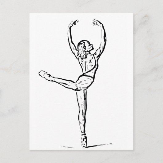 Dance 1 briefkaart (Voorkant)