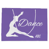 DANCE aangepaste monogram- en kleurencadeautassen Large Cadeautasje (Achterkant)