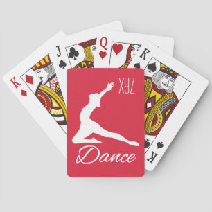 DANCE aangepaste monogram- en kleurenkaarten Speelkaarten