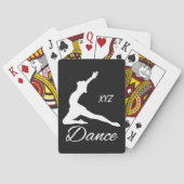 DANCE aangepaste monogram- en kleurenkaarten Speelkaarten (Achterkant)