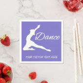 DANCE aangepaste tekst- en kleurenpapierservetten Servetten (Insitu)