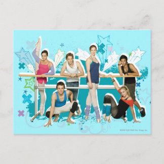 Dance Academy Cast Graphic Briefkaart