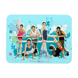 Dance Academy Cast Graphic Magneet