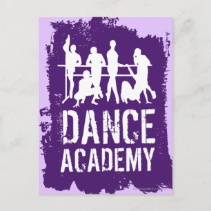 Dance Academy Silhouetten Logo Briefkaart