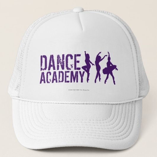 Dance Acadmey Dancer Silhouettes Logo Trucker Pet (Voorkant)