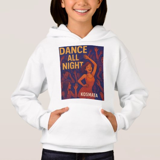 Dance All Night - Sweat à capuche Fille (Devant)