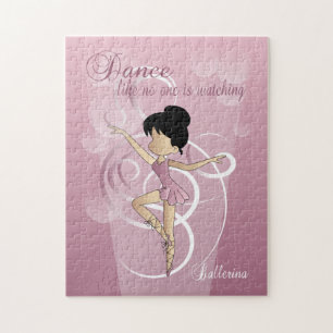Dance als niemand kijkt naar Ballerina Legpuzzel