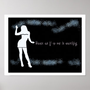 Dance alsof niemand kijkt poster