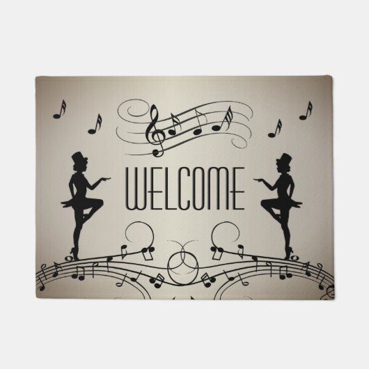 Dance and Music Welcome Mat (Voorkant)