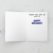 Dance and Sing Birthday Card Kaart (Binnen)