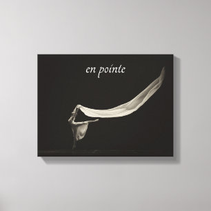 Dance Art Ballet en pointe Danser Canvas Afdruk