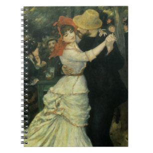 Dance at Bougival by Pierre Renoir,  kunst Notitieboek
